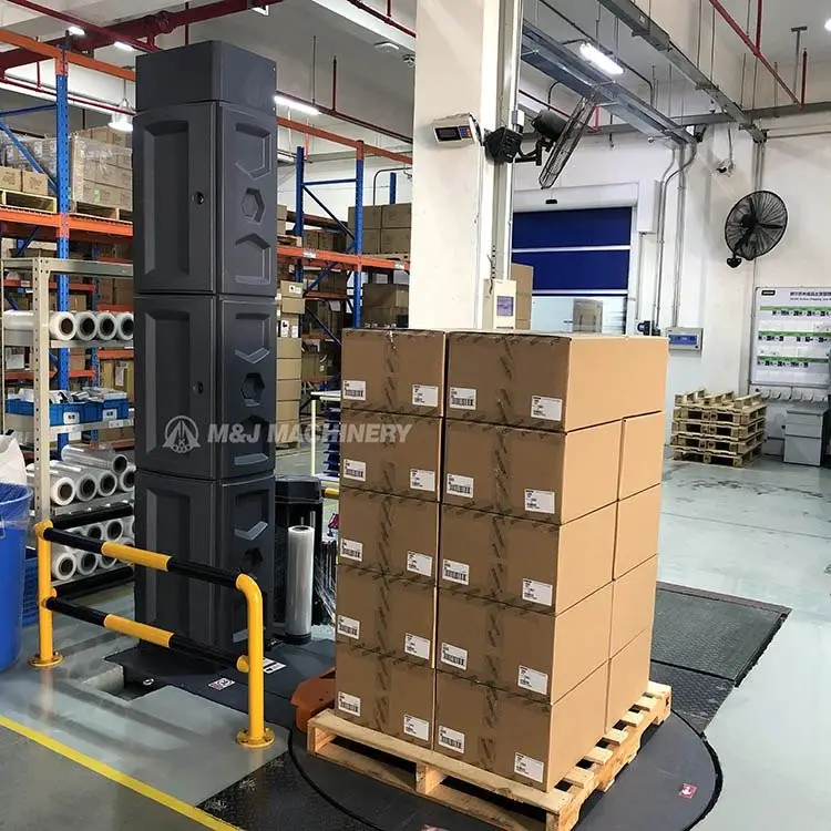 halbautomatische Palettenwickelmaschine 2